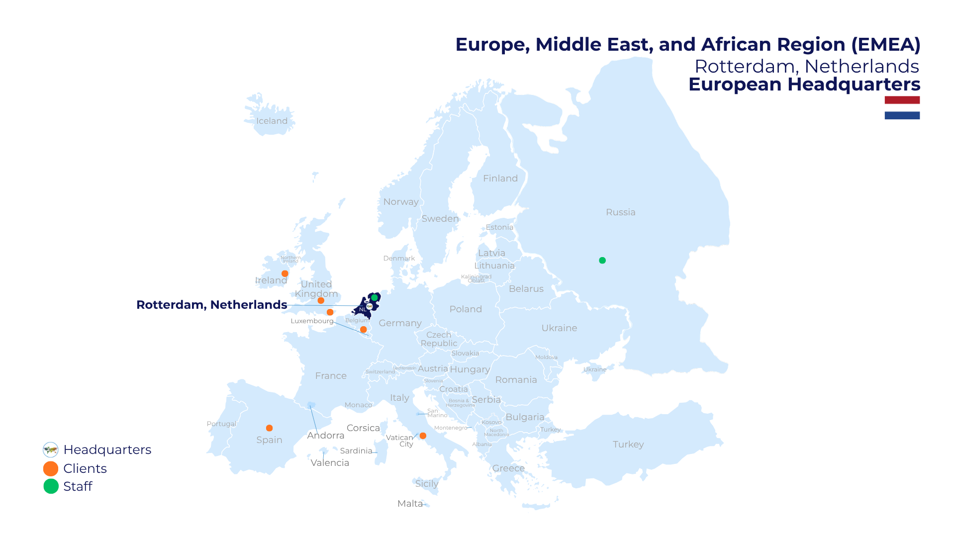 Where We Operate — EMEA
